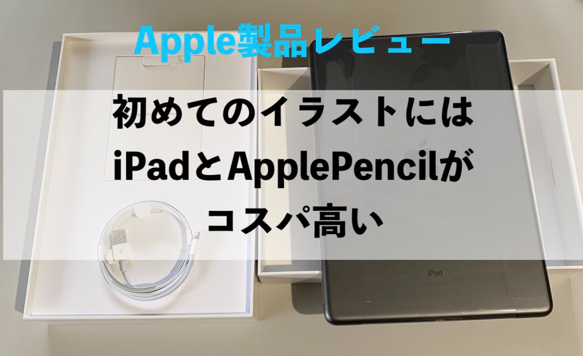 Ipadとapplepencilはコスパが高い 初めてのイラストに Apple製品レビュー たそろぐ